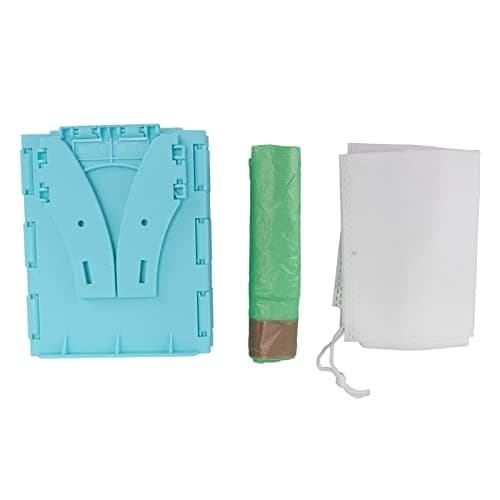 Jiawu Portable Kids Potty Training Toilet, Foldable Toddler Travel Potty for Camping Emergency, Easy Clean ABS Baby Toilet with Storage Bag, Compact Car for Road Trips Outdoor — view 2