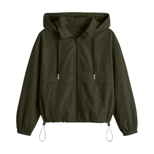 Jacket for Women UK Ladies Waterproof Coat Lightweight Windbreaker — view 5