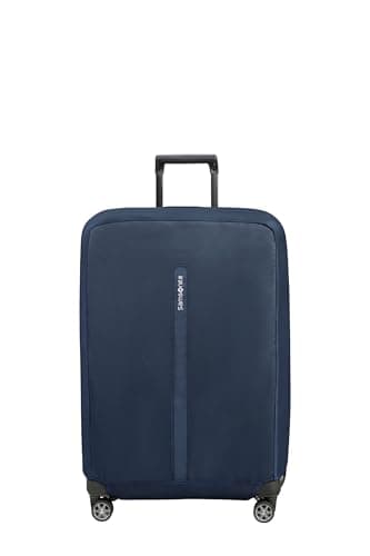 Samsonite TA Revolution - Foldable protective cover for size L suitcases, suitcase cover suitable for 75–79 cm, suitcase protection, with reflective detail, Blue (Midnight Blue) — view 2