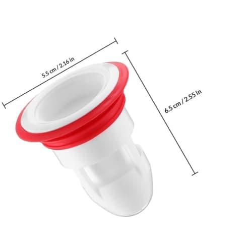 Wear-resistant Drain Plug 2pcs Odor-resistant Silicone Toilet Filters — view 2