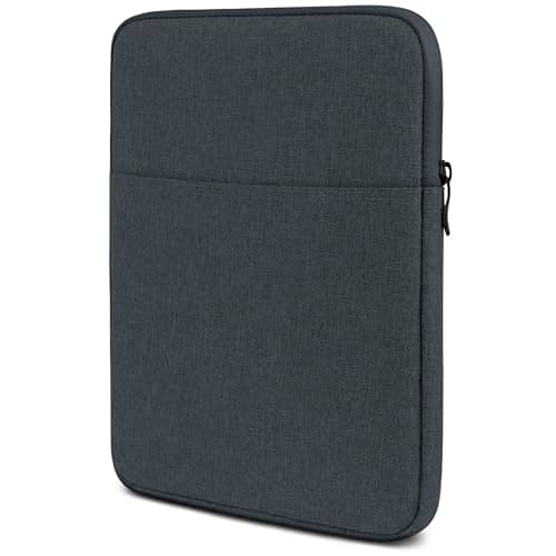 moex eBook Case for Amazon Kindle Scribe (2025) Case with Zip and Compartment for Accessories, Fabric E-Reader Sleeve Soft Padded, Protective Case Minimalist Dash Case, Anthracite
