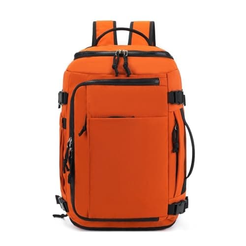Treer Ryanair Cabin Bags 40x30x20 Underseat Travel Backpack (Orange)