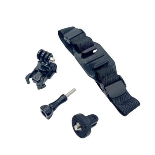 Universals Helmet Mount Straps for Action Cameras Adjustable Length Fit Vented Helmets for Cycling Skiing Skydiving Adventure Vented Helmet