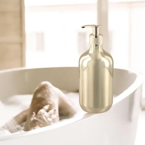 CNANRNANC Leak-Proof Soap Dispenser 300ml for Travel Toiletries(Gold 300ml) — view 2