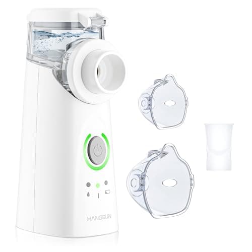 HANGSUN Rechargeable Portable Mesh Nebuliser Machine for Adults & Kids