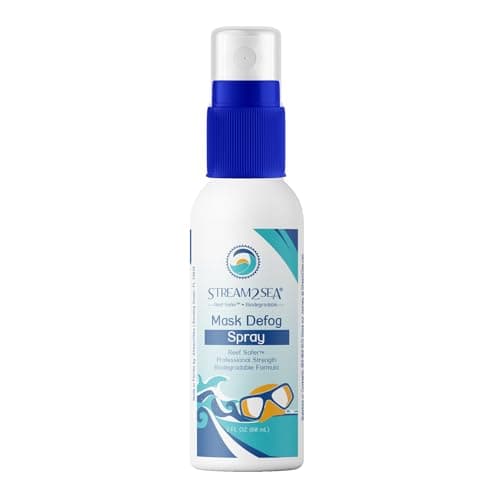 Reef Safe Anti-Fog Spray for Swim Goggles, Snorkel Masks & Glasses - Defogger for Swim Goggles & Masks