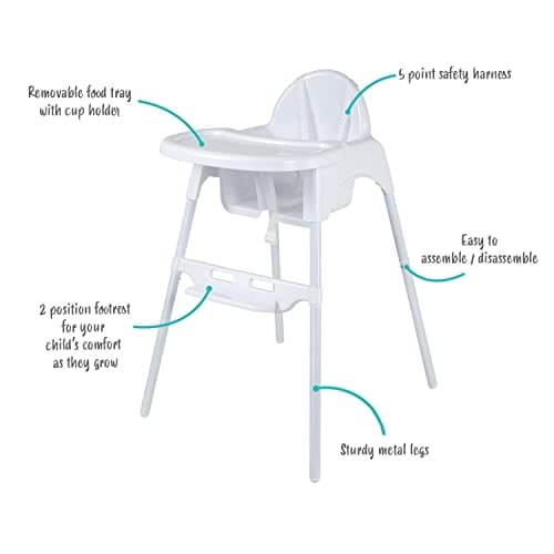 2-in-1 Baby Highchair and Low Chair by Babyway — view 4
