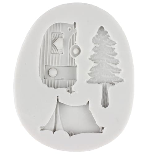 MYPRACS Camping Tent Silicone Moulds Boat Hook Oar Chocolate Mould Set of 4 — view 3