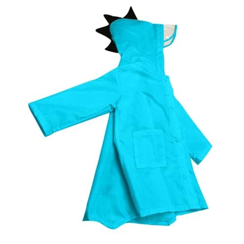1-6 Years Kids Raincoats UK Sale Clearance Toddler Boys Girls Waterproof Rain Jacket Hooded Rain Poncho Cute Dinosaur Raincoat Outwear Reusable Rainwear Outdoor Camping, Emergency Situations, Travel — view 5