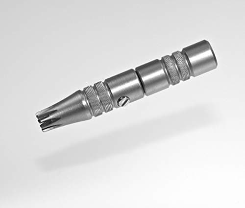 Groom Mate Platinum Manual Nose & Ear Hair Trimmer - XL Professional Stainless Steel Manual Nose & Ear Hair Trimmer for Men, Battery Free Hand Powered Rotary Blade Grooming Tool, Silver — view 6