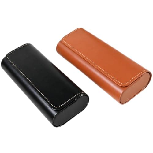 Meralo 2 Pack Hard Shell Glasses Case for Women Men