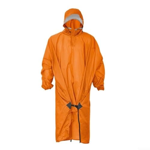 Packaway Rain Jacket with Storage Pouch for Travel(Antique Teal A) — view 4