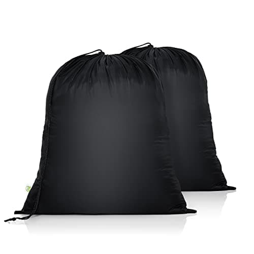 OTraki 2 Pcs Travel Laundry Bag 50x60 cm Drawstring Foldable Storage Bag