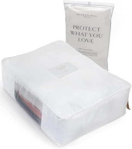 Hayden Hill Luxury Organic Cotton Sweater Storage Bag For Cashmere 18 Inch
