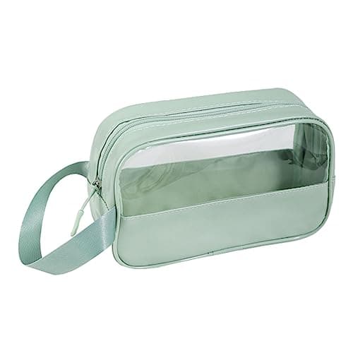 FIYUK Toiletry Travel Wash Bag Waterproof Portable Traveling Accessories Organizer for Women and Men, Green