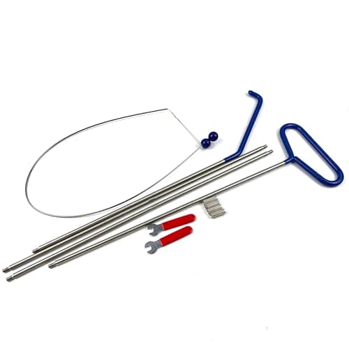 QiDAi Car Door Opening Kit, Lock Pick Tools with Air Wedge, Long Reach Rod Set for Auto Lockout Emergency,Pro Car Picking Kit for Locksmith and Car Repair (A Car Bag) — view 5