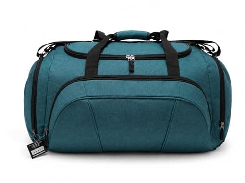 75 Liter, 68X36X31cm Lightweight Duffle Bags for Men & Women for Traveling and Gym Sports Equipment Bag (TB-202) (Turquoise) — view 6