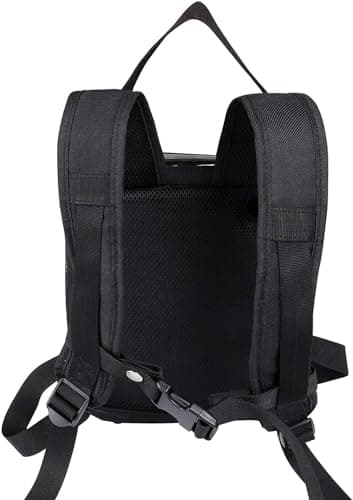 Water Resistant Oxygen Backpack,Lightweight Portable Oxygen Concentrator Backpack for G3 Unit,Breathable & Comfortable POC Carrying Bag with Mesh Panels (Black) — view 4