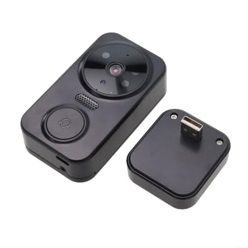Wireless Video Doorbell 2-Way Audio for Night Vision Wireless(Black)
