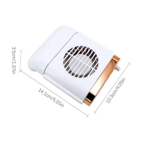 Car Seat Cooling Fan, With USB Rechargeable Design, 14.1cm, Wireless Portable Headrest Air Conditioner Fan, Düal Speed Ventilation Cooler, For Hot Weather Road Trip Driving Travel Daily Commuting — view 5