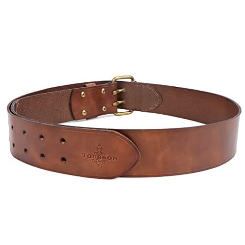 TOURBN Deluxe Cowhide Leather Belt for DIY Workshop Tool Pouch Mens Strap — view 3