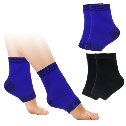 2Pairs Kids Ankle Support Brace Compression Socks Elastic Breathable
