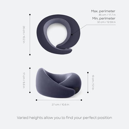 Ostrichpillow GO Travel Pillow, 360° Memory Foam support, Soft & Washable — view 4