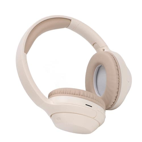 KIMISS Wireless Over Ear Headphones with Long Playtime, Deep Bass Stereo Sound, Noise Cancelling for Travel & Home Office, Supports 3.5mm Input (#12)