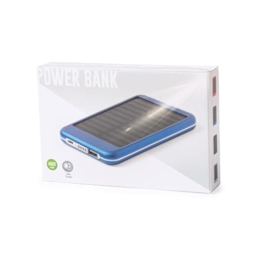 Sawfish Personalised Power Bank Diuk Bamboo Solar Power Bank 10000mAh with 5W Wireless Charging, Dual USB Outputs, USB-C and Micro USB Inputs — view 2