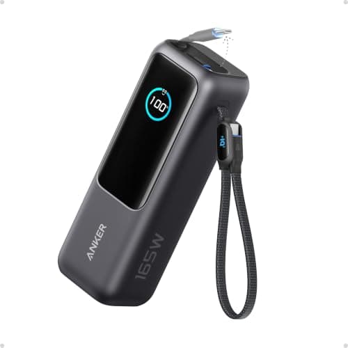 Anker Power Bank, 25,000mAh Travel Essential with 165W Total Output