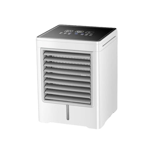 3-in-1 Portable Air Cooler,Quiet with Timer,USB Desktop Travel (Grey)