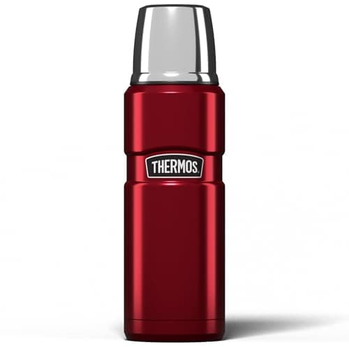 Thermos Stainless King Cranberry Red Flask (470ml) 18h Hot | 24h Cold