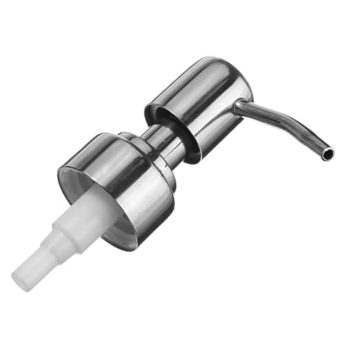 EXAOMBLE Lotion Dispenser Pump Easy Soap Dispensing Pump with Sturdy Plastic Components Stainless Steel for Travel Bottles Suitable for Hand Wash and Moisturiser Containers — view 2