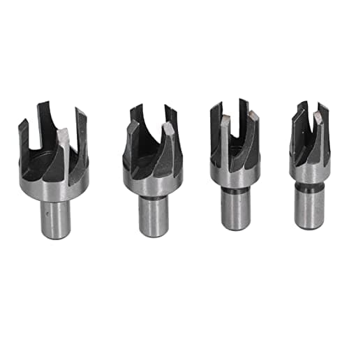Cork Drill with Connector Cutters, 8 Pieces of High Carbon Steel for Woodworking Tenon Holes on Bank Drilling — view 3