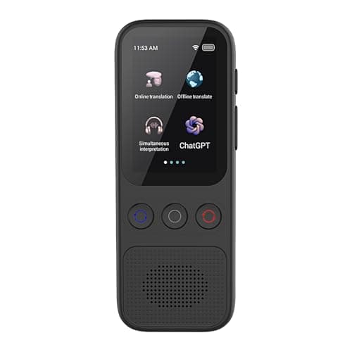 Translator Device Rechargeable 138 Languages Accents No Wifi Needed