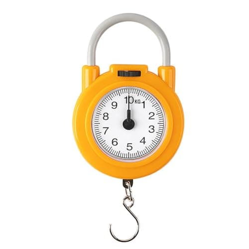 Portable Hanging Spring Scale 10kg Mechanical Luggage Travel Kitchen Scale