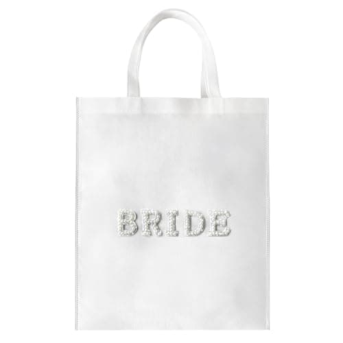 Blue Planet Fancy Dress Pearl Bride Tote Bag Bride to Be Hen Party Bridal Shower Engagement Accessories Gifts Favours Gift Bag for Wedding