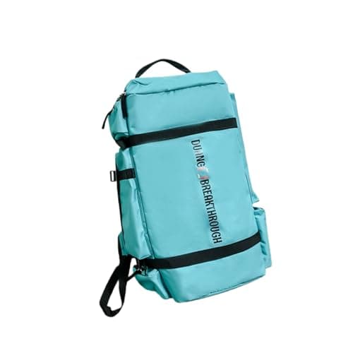 MLKBDB Unisex Backpack - Large Capacity Outdoor Hiking Ski Bag Crossbody Travel(Teal)