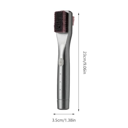 Portable Shoe Cleaner - 3-Level Handheld Leather Care Kit, Rechargeable Sneaker Polisher Brush | Modern Design Stylish Shoe Scrubber Tool For Canvas Boots Sandals Rubber Soles Travel Hygiene — view 6