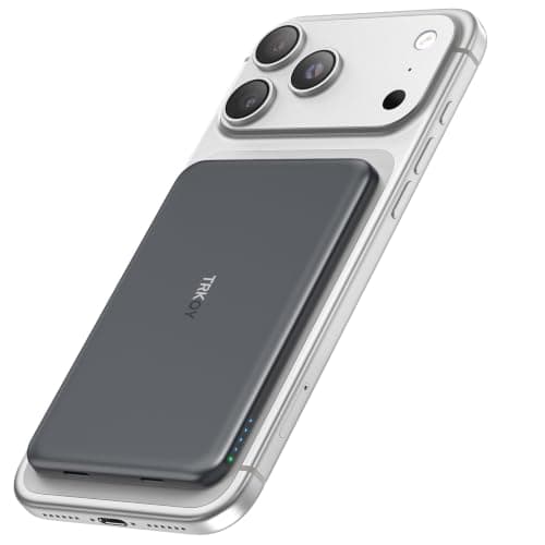 for Magsafe Power Bank, 5000mAh Slim Wireless Portable Charger