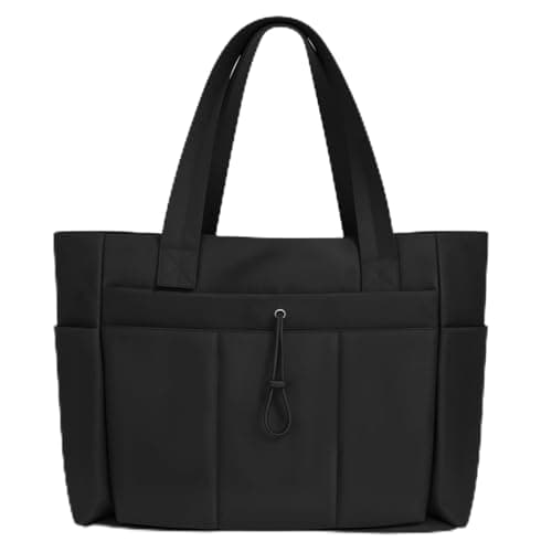 Jokureao Tote Bag for Women, Large Capacity Tote Bag, Stylish and Water-Resistant, Shoulder Handbag with Laptop Compartments for Work, Travel & School, Travel Tote Bags with Zipper Closure