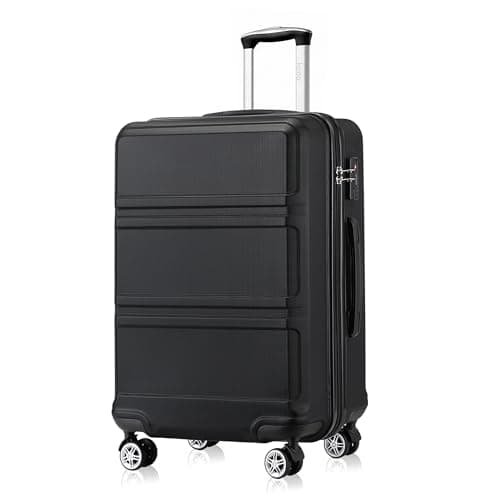 Kono 55x40x20cm Cabin Suitcase ABS+PC Hard Shell 20" Carry On Hand Luggage