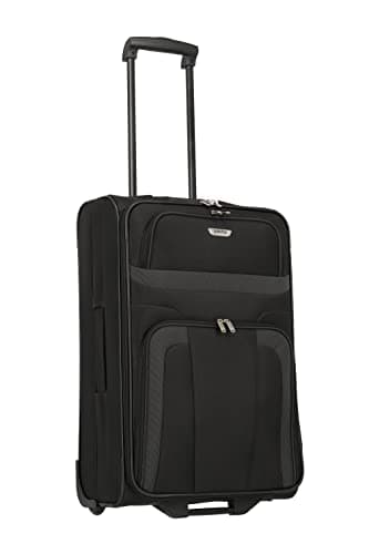 paklite travel suitcase with 2 wheels, medium-sized trolley, ORLANDO, soft travel luggage bag with wheels in timeless design, 63 cm, 58 liters — view 2