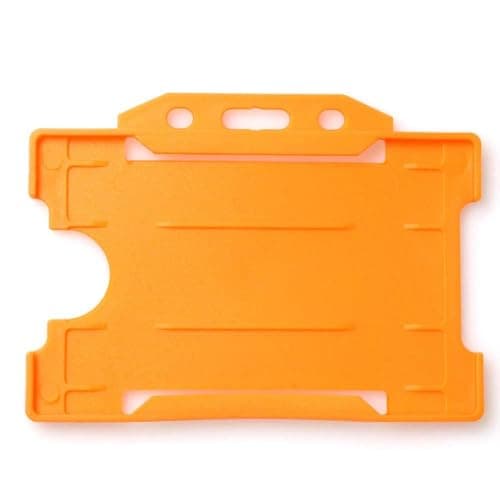 ALG ID Cards Breakaway Neck Lanyard with Metal Clip for ID Card Badge Holder, Orange — view 4