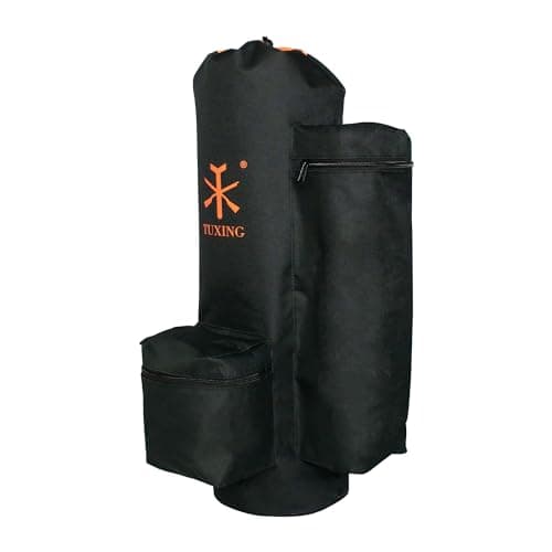 TUXING Pcp Carbon Fiber Tank,Paintball Air Tank & Cylinder Carrier Bag Pouch Backpack (6.8L/9L)
