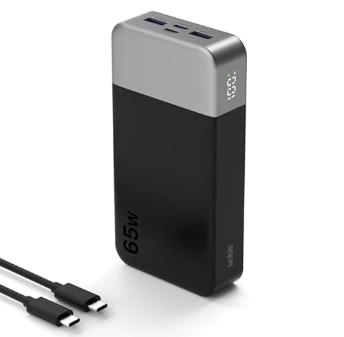 NOBIS 65W Power Bank Fast Charging 20000mAh Portable Charger