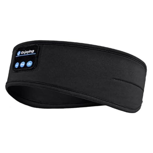 WANGCL Bluetooth Eye Mask Sleep Mask with Bluetooth Headphones Support Play Music Call Answering for Side Sleepers Travel Insomnia Relaxation Meditation Yoga — view 2