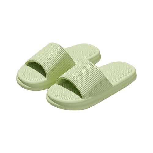 Womens Sliders Wide Fit Thick Sole Shower Shoes Non Slip Pool Beach Sandals