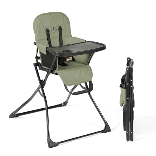 Ickle Bubba Flip Magic Fold Highchair (Sage Green)