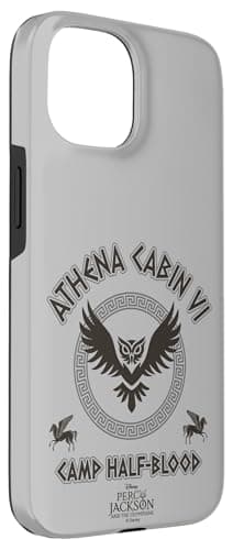 Disney Percy Jackson and the Olympians Athena Cabin VI Badge Case for iPhone 15 — view 3